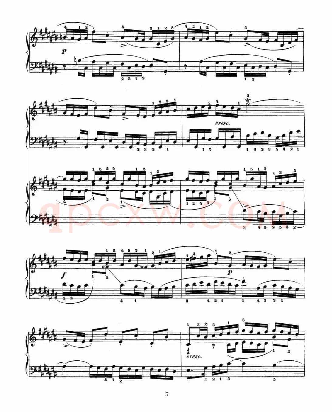 巴赫《平均律钢琴曲集》（Prelude & Fugue-3）