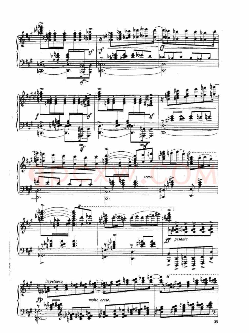 Six Préludes Exotiques Op·17（6首特色前奏曲·3）