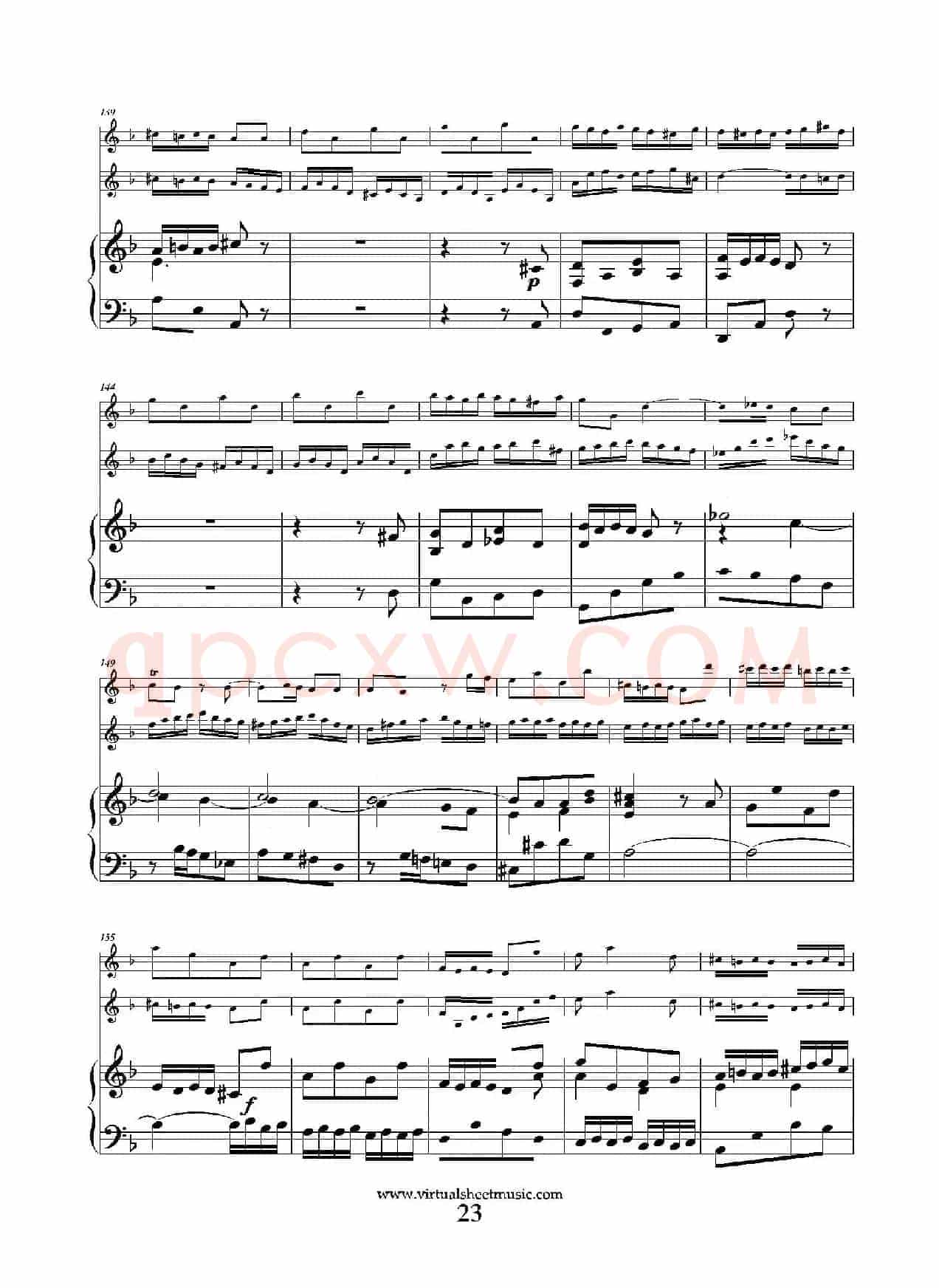 Concerto in D minor（双簧管+小提琴+钢琴伴奏）
