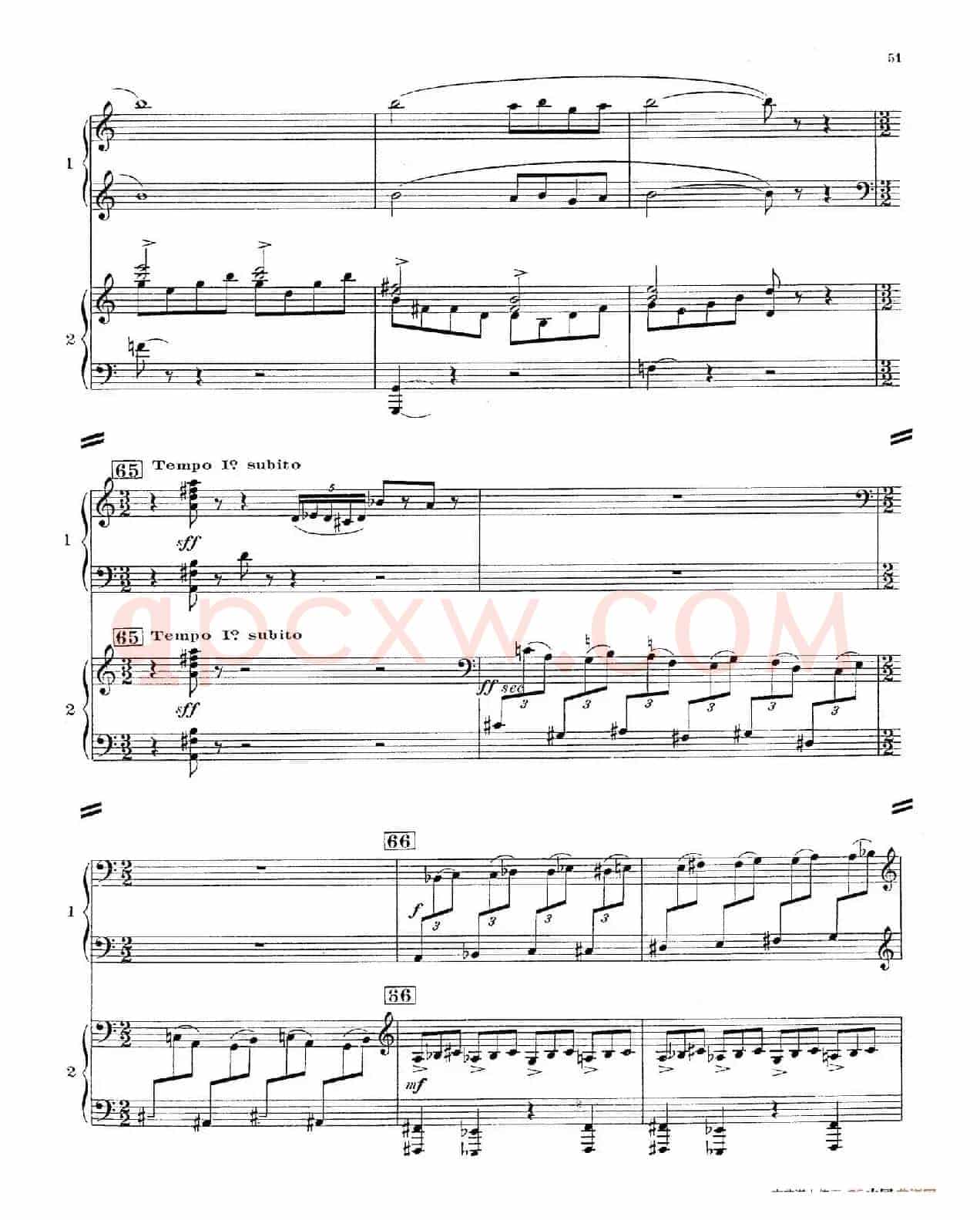 Concerto for 2 Pianos in d Minor(d小调双钢琴协奏曲· 第三乐章)