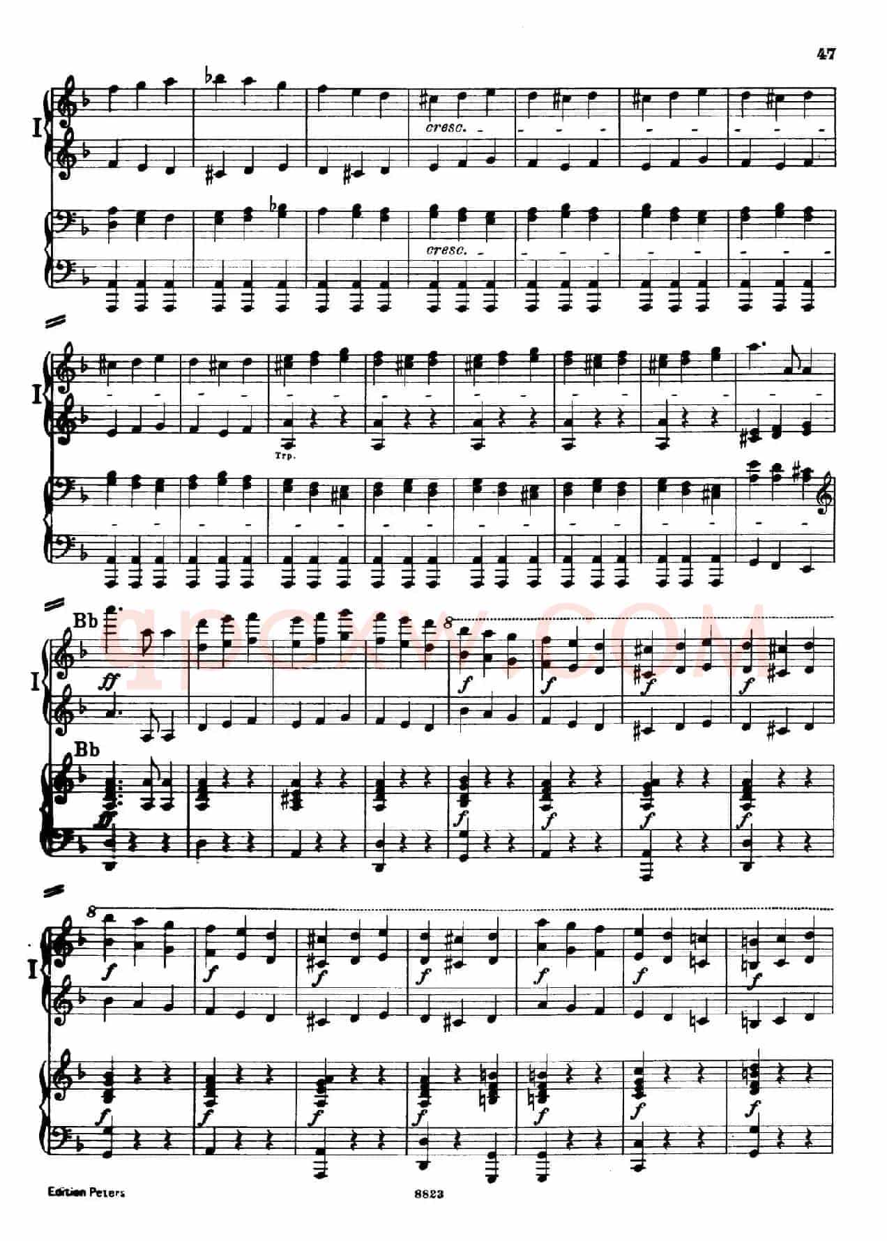 d小调第九交响曲 Op.125(双钢琴P43——52)