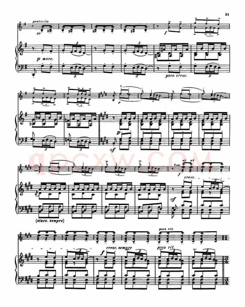  Suite of Spanish Folksongs: 6、JOTA（小提琴+钢琴伴奏）