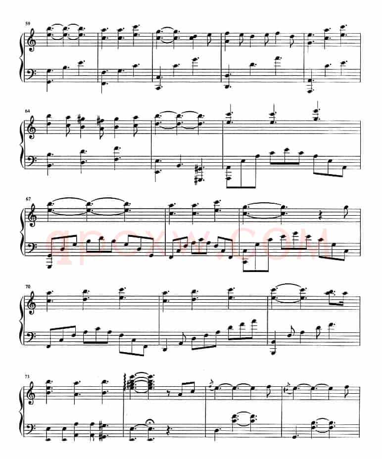 流行歌曲改编的钢琴曲：我的快乐