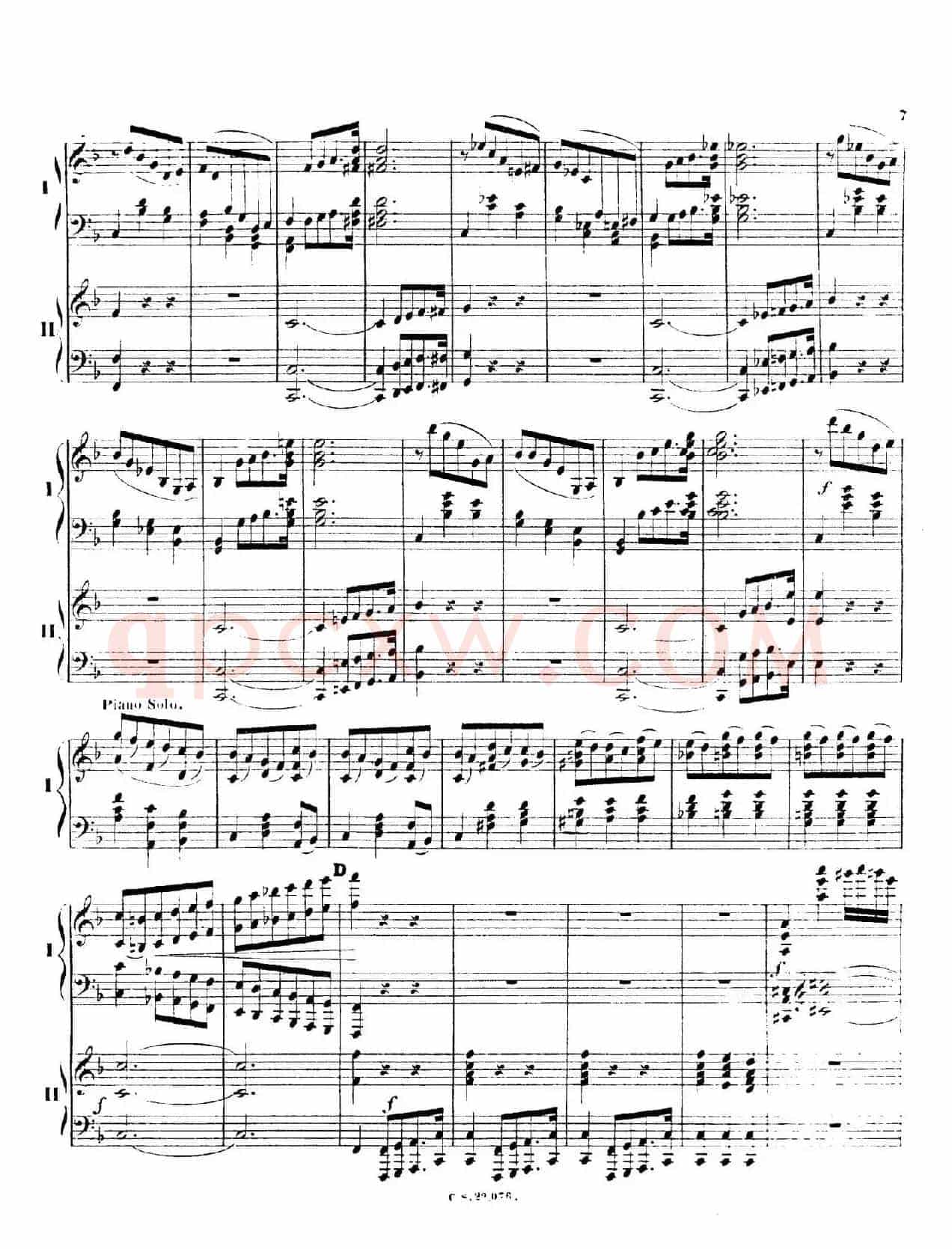 Piano Concerto No.2 in F Major Op.35(F大调第二钢琴协奏曲·Ⅰ·双钢琴)