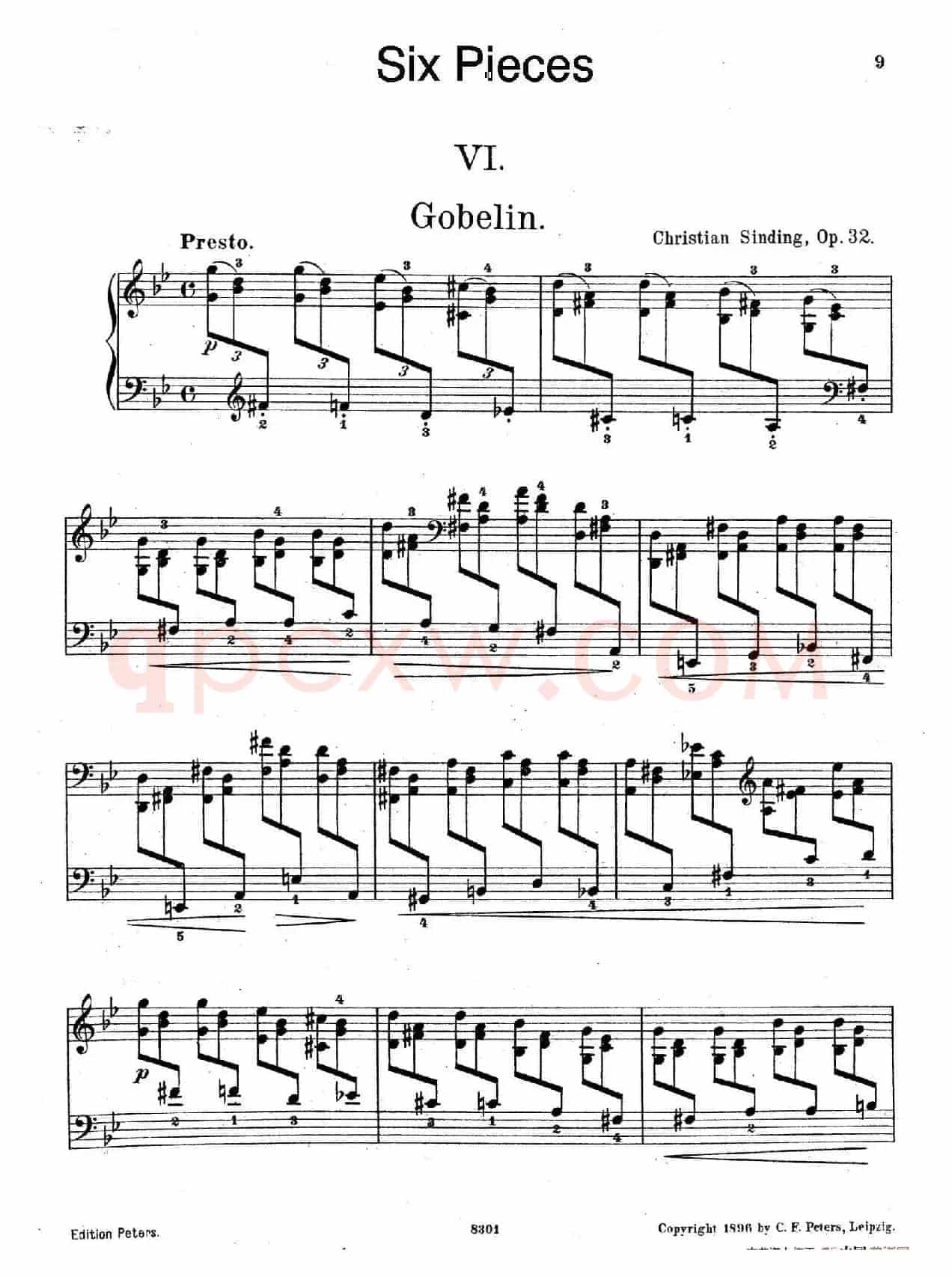 Six Pieces Op.32(6首小品·6. 精灵 )