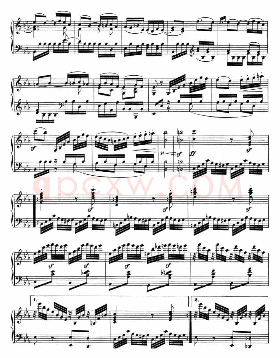 贝多芬钢琴奏鸣曲04 大调奏鸣曲 降E大调 Op.7 E-flat major
