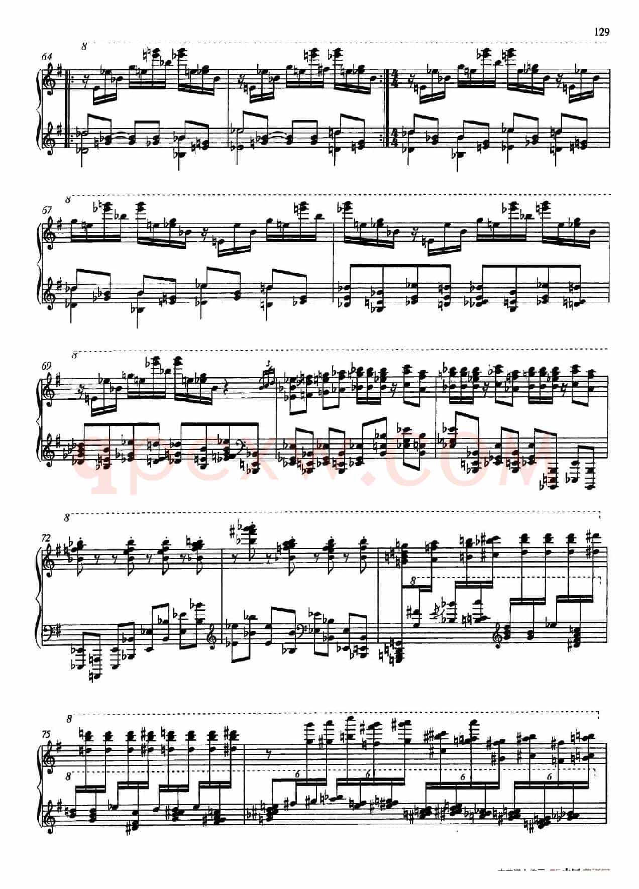 Sabre Dance(马刀舞曲)(齐夫拉改编钢琴独奏版)