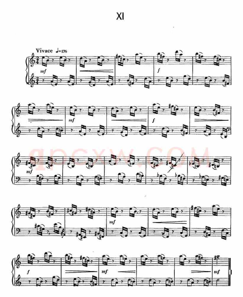 钢琴简易练习曲十六首（丁善德作品三十一号）