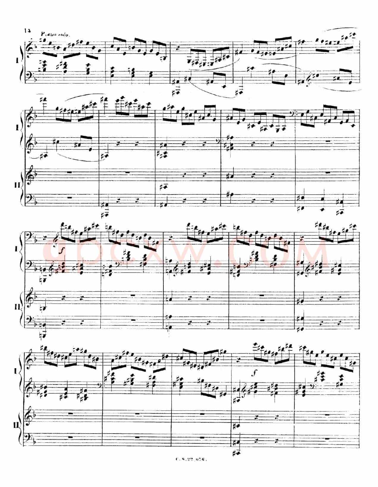 Piano Concerto No.2 in F Major Op.35(F大调第二钢琴协奏曲·Ⅰ·双钢琴)