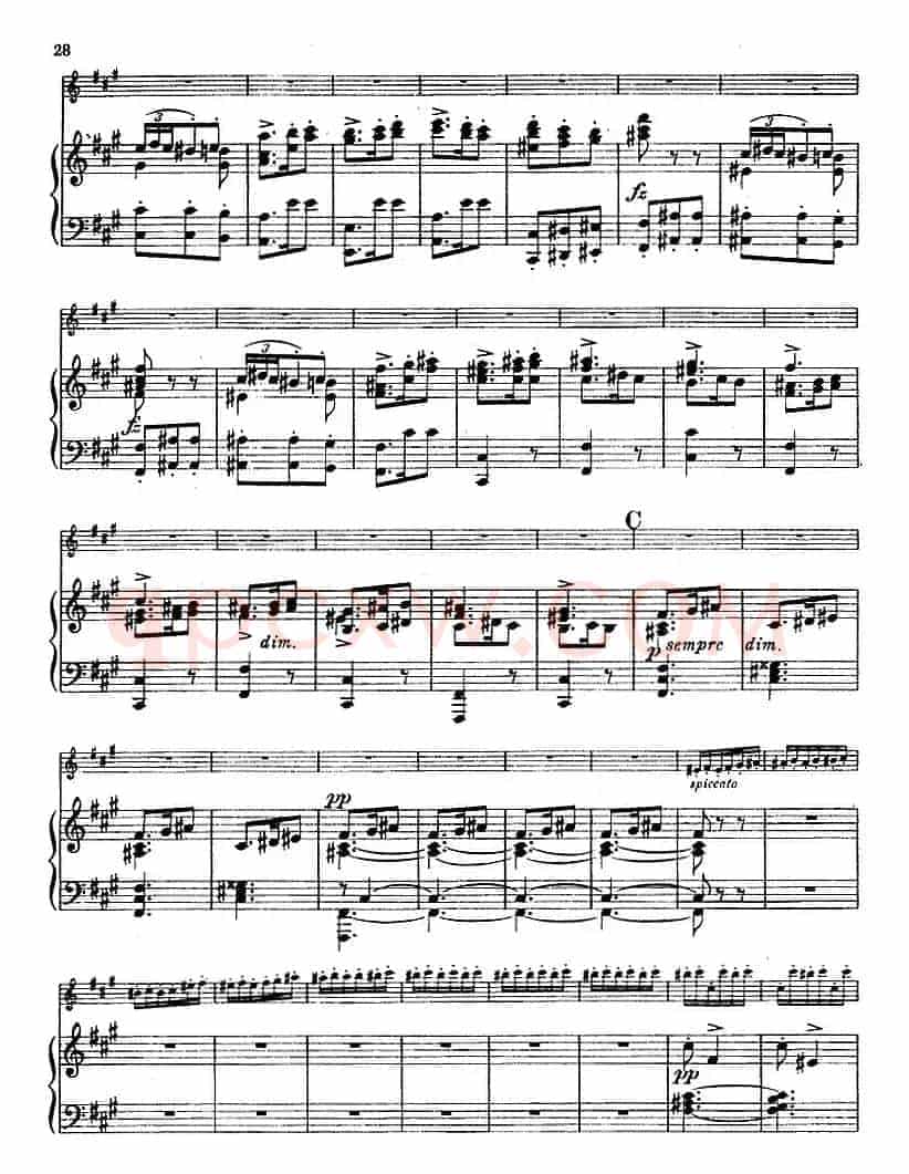 德沃夏克作品53号A小调协奏曲 （小提琴和钢琴）