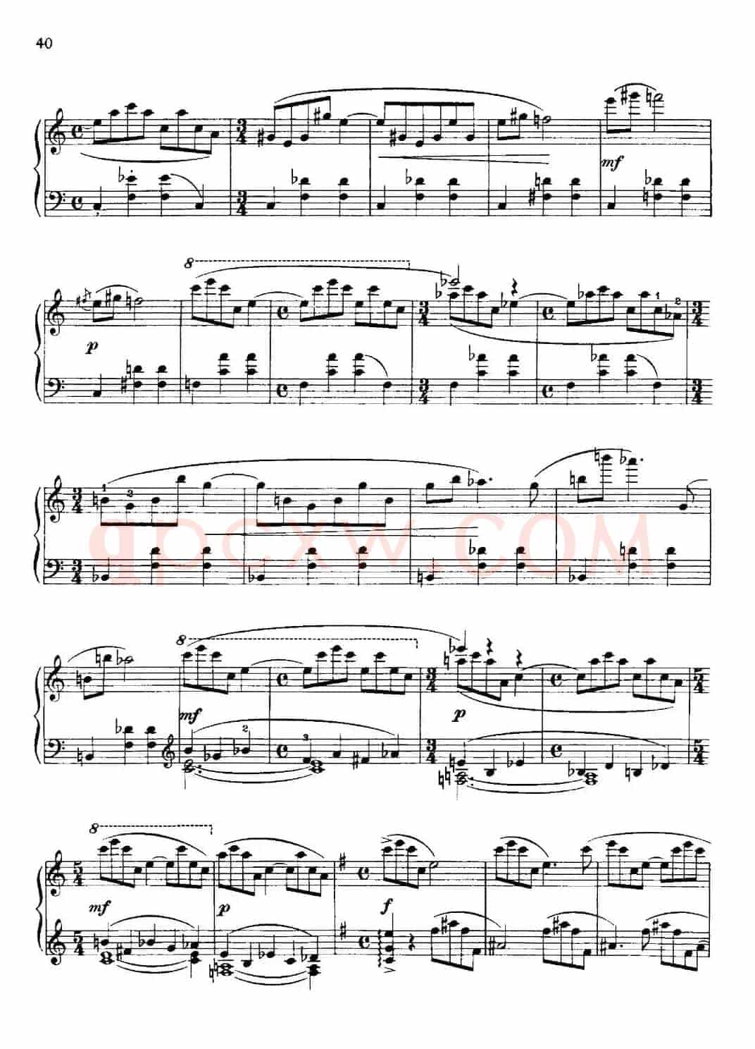 塞缪尔·巴伯 - 降e小调钢琴奏鸣曲 op.26 v.2