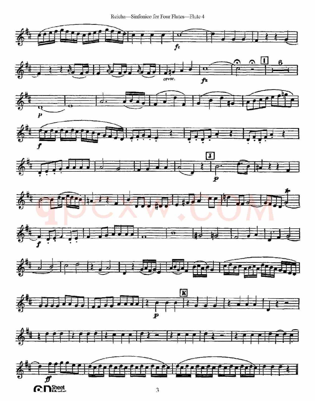 瑞查长笛四重奏（Flute 3）