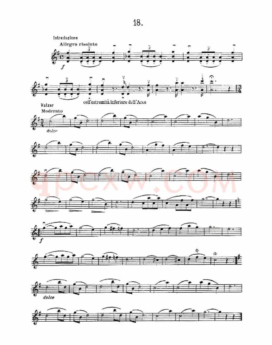 36 Studi Melodici E Facilissimi Op.48之11—20（36首容易旋律 作品.48）