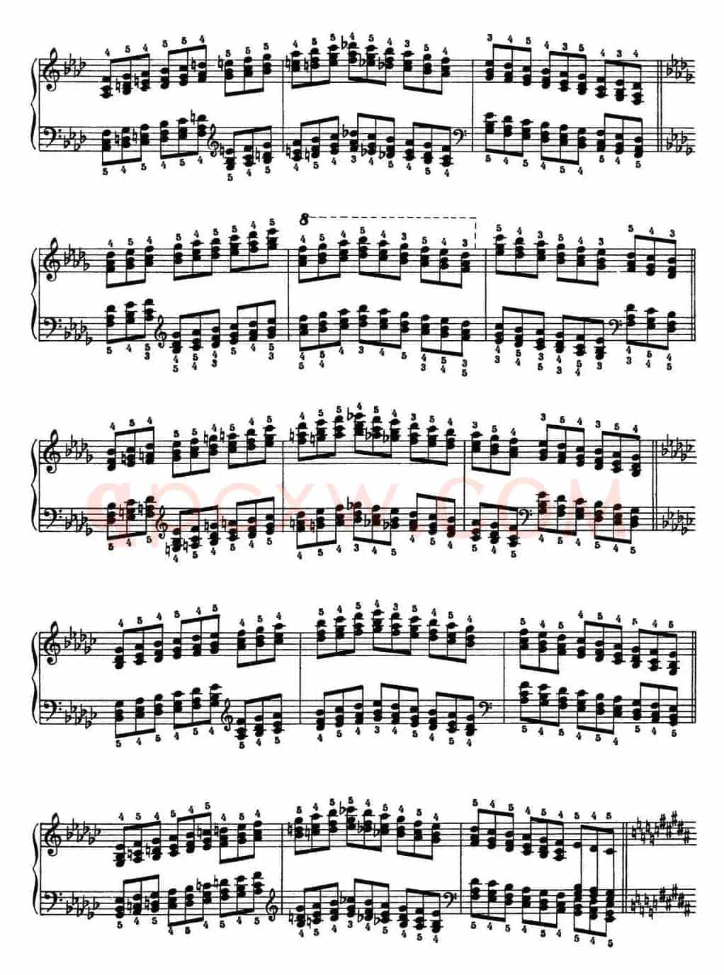 Technical Exercises S.146(李斯特钢琴技巧练习 BOOK Ⅶ)