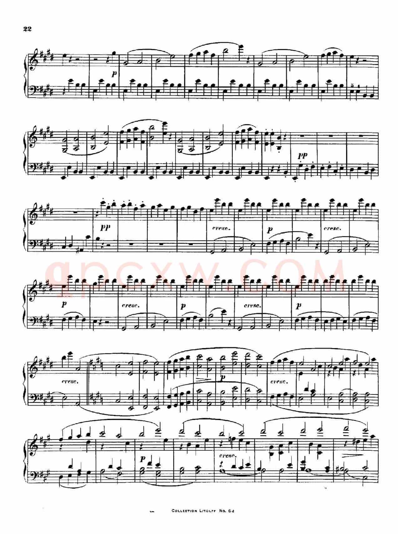 Quartet No.14(升c小调第十四弦乐四重奏钢琴版)
