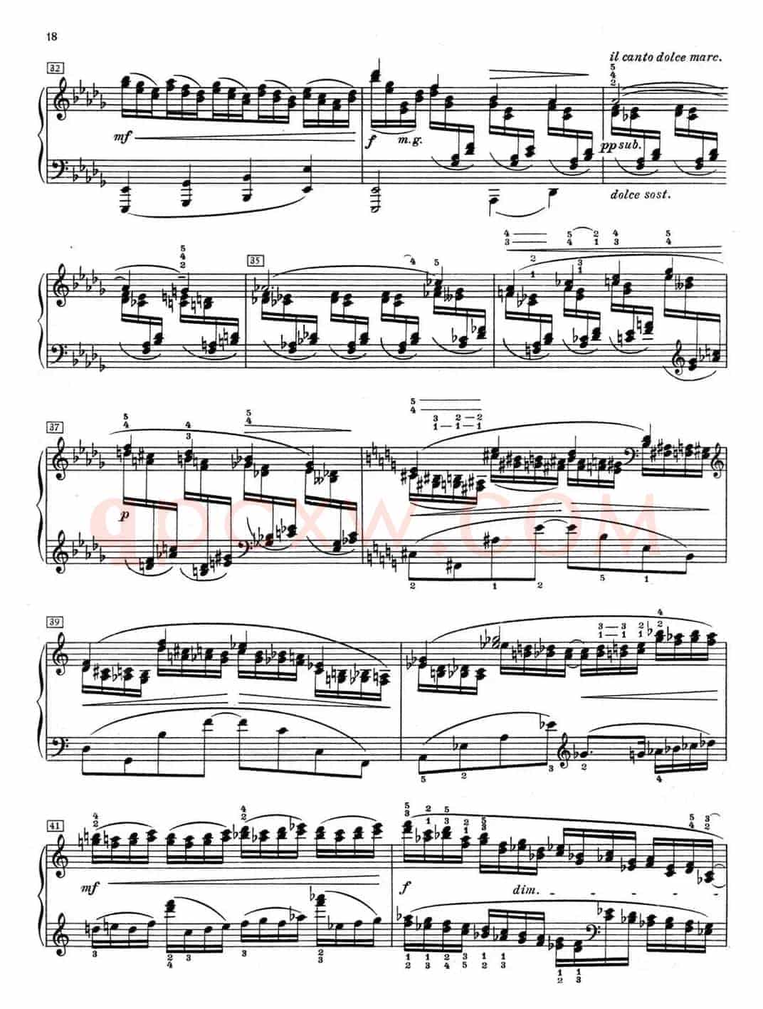 德彪西12首钢琴练习曲(2 三度练习v1.0 tierces)