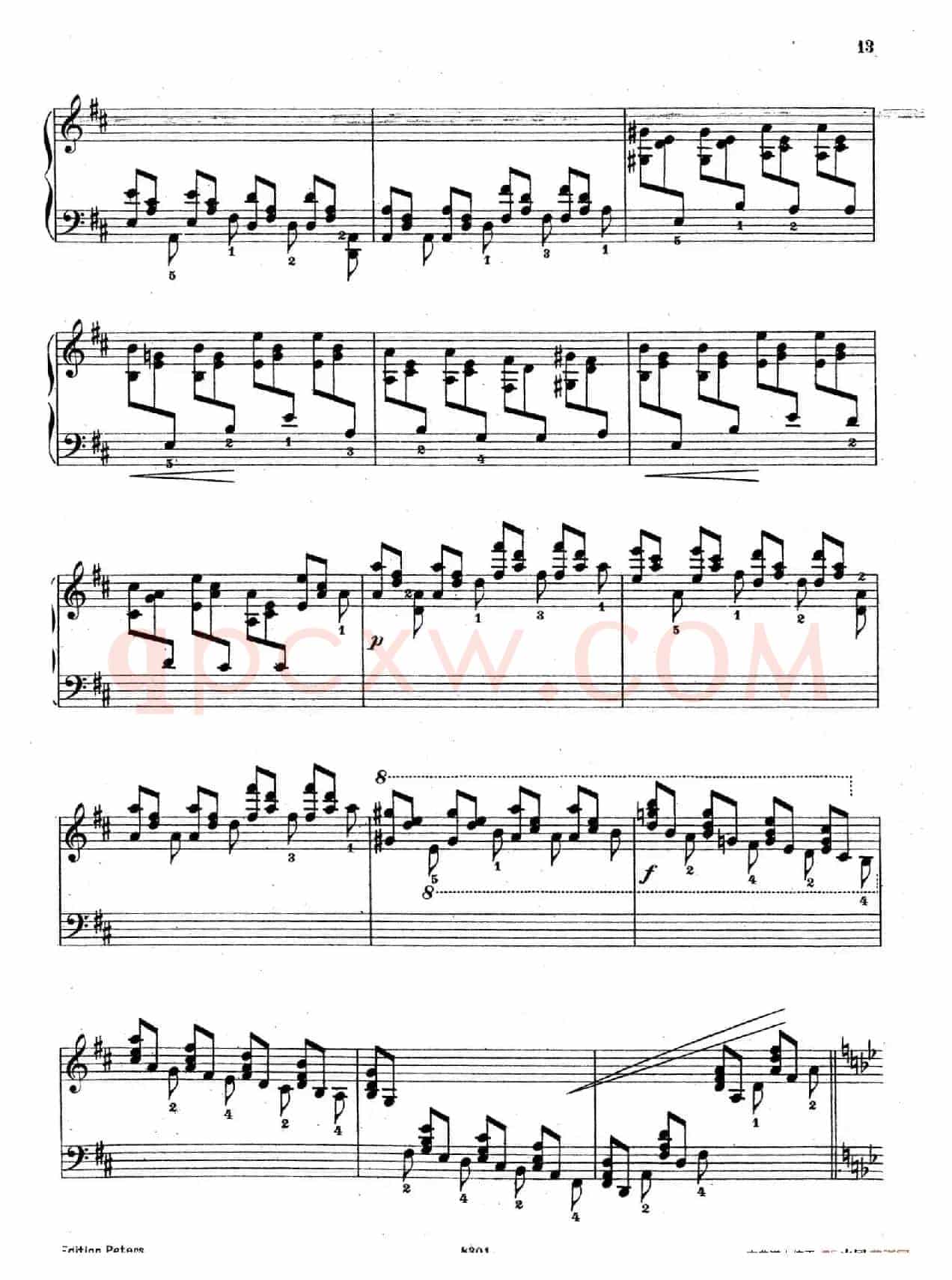 Six Pieces Op.32(6首小品·6. 精灵 )