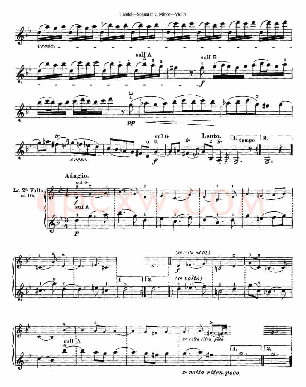 Violin Sonata No.2 in G minor