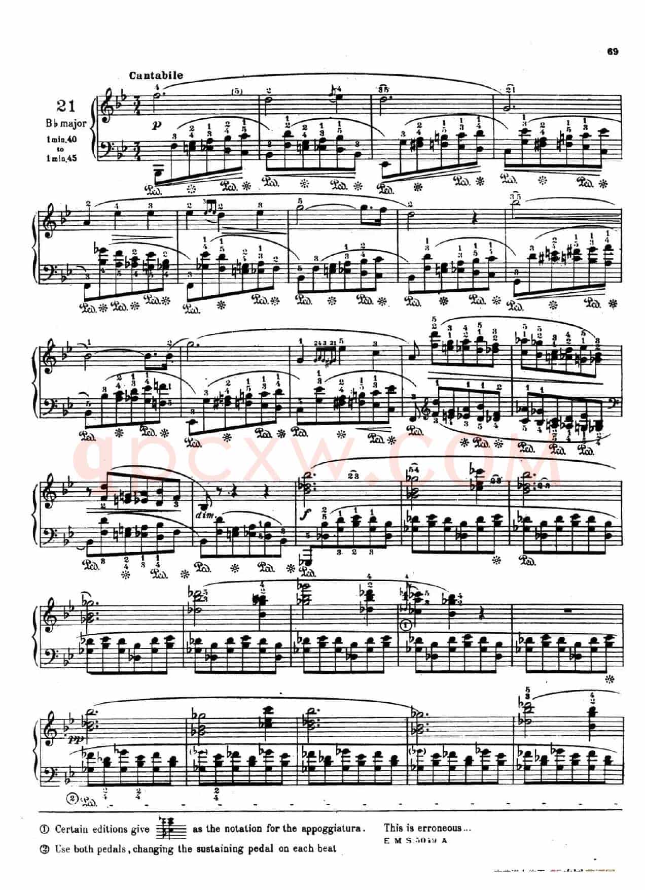 Preludes Op.28(24首前奏曲·21)
