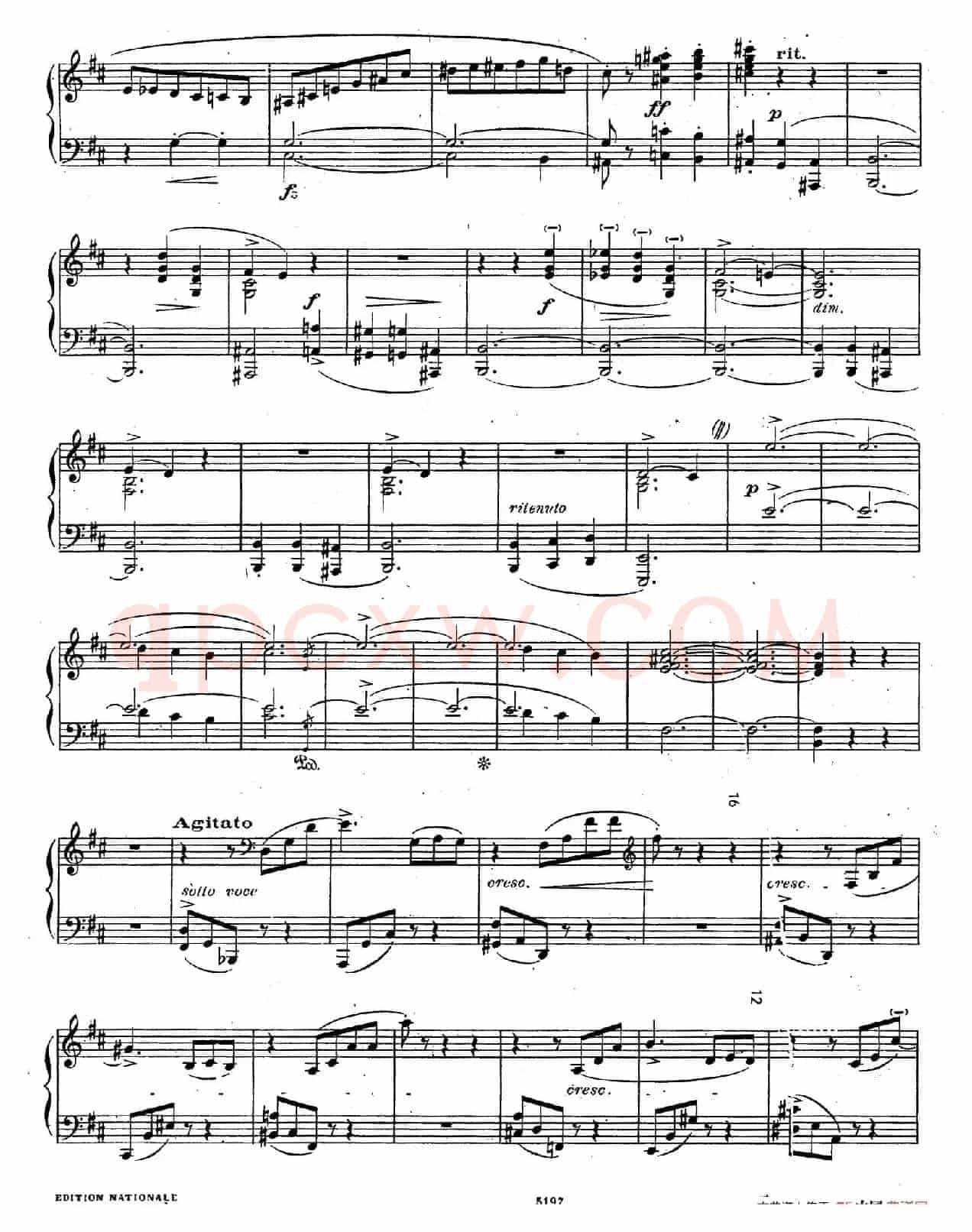 Scherzo No.1 in b Minor Op.20（b小调第一谐谑曲）