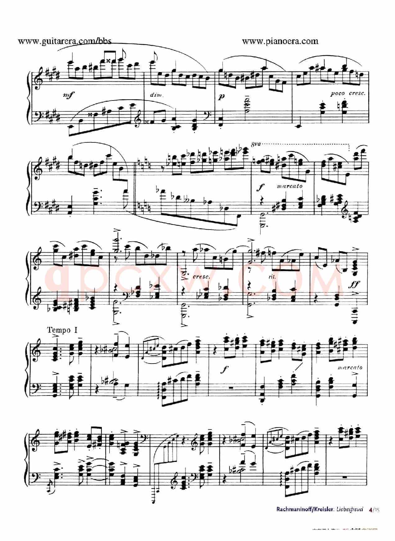 Liebesfreud(爱的喜悦)(钢琴独奏版)