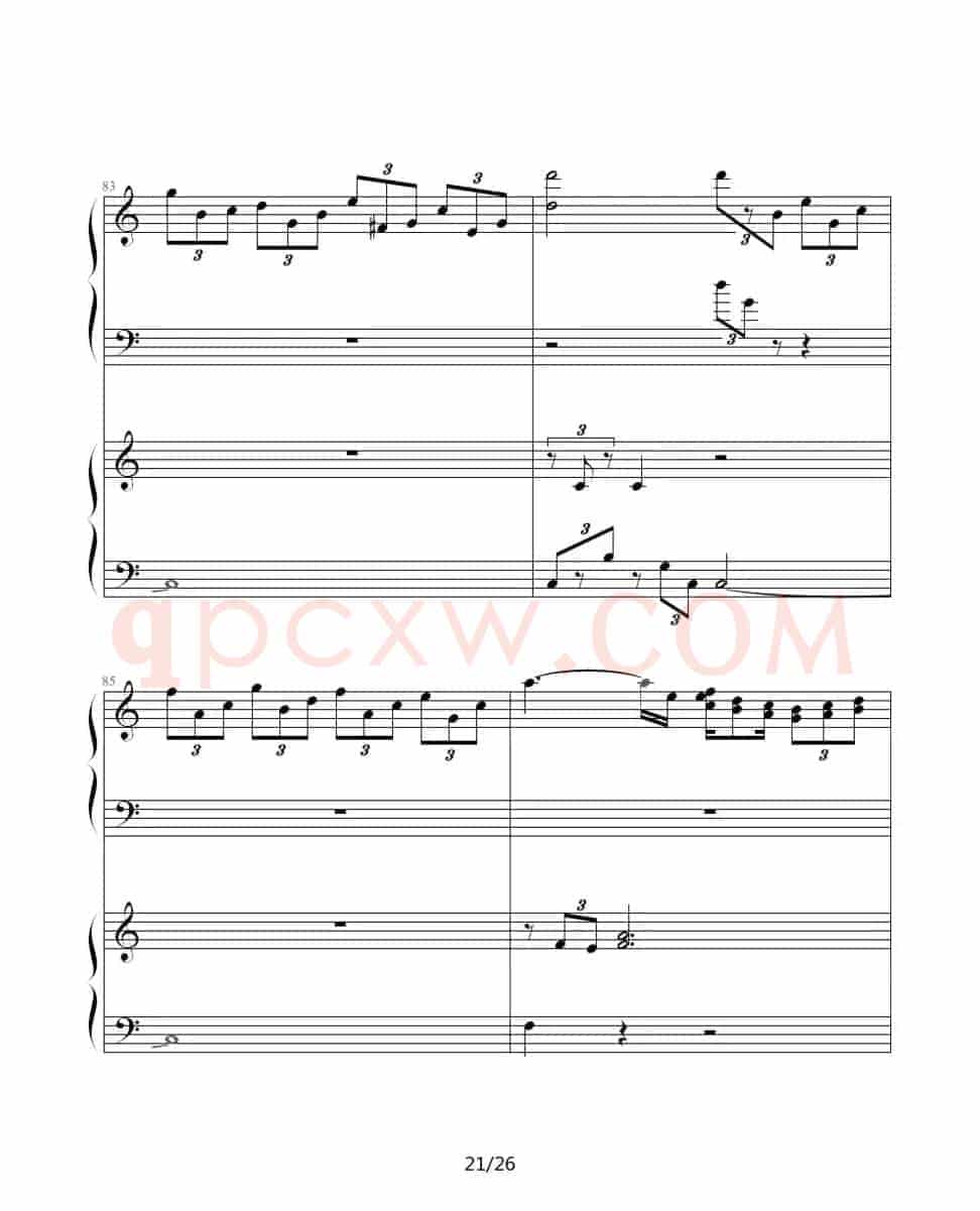 ココロの音（双钢琴）