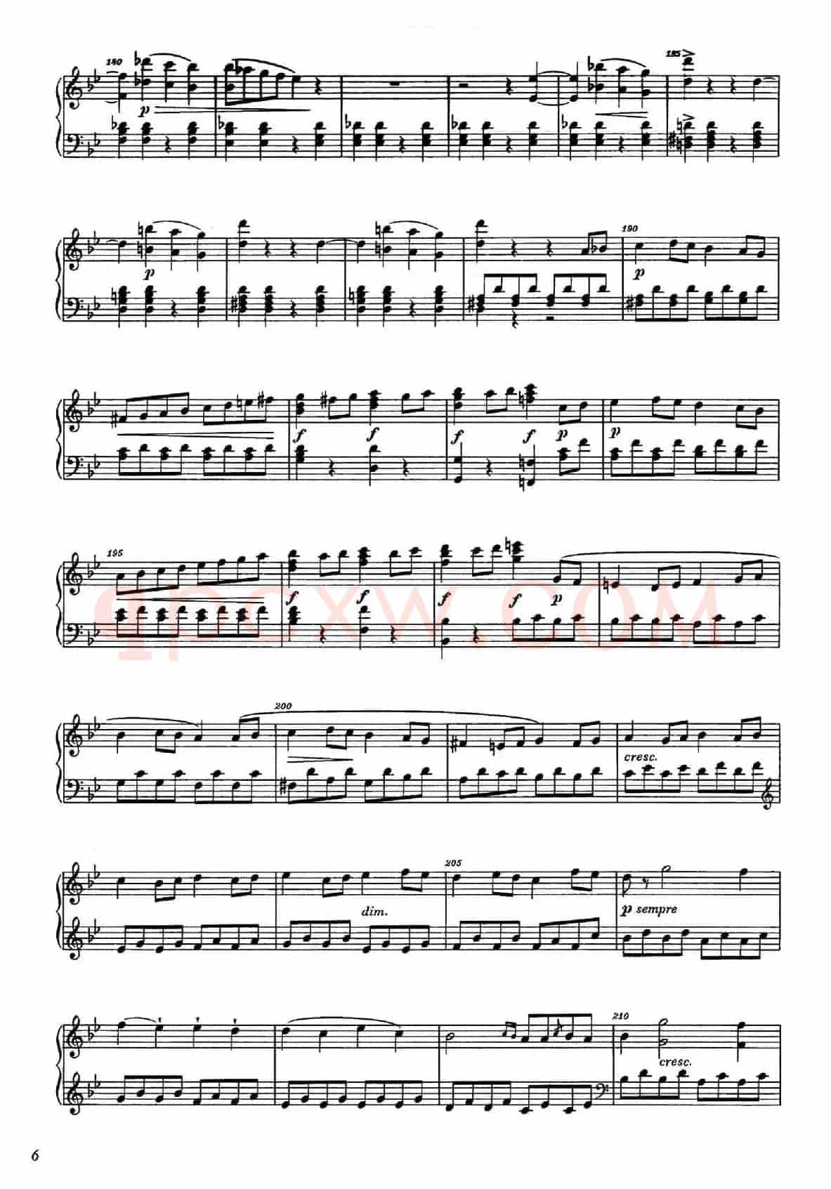 降B大调钢琴奏鸣曲 (Piano Sonata in B-flat Major Op.1)