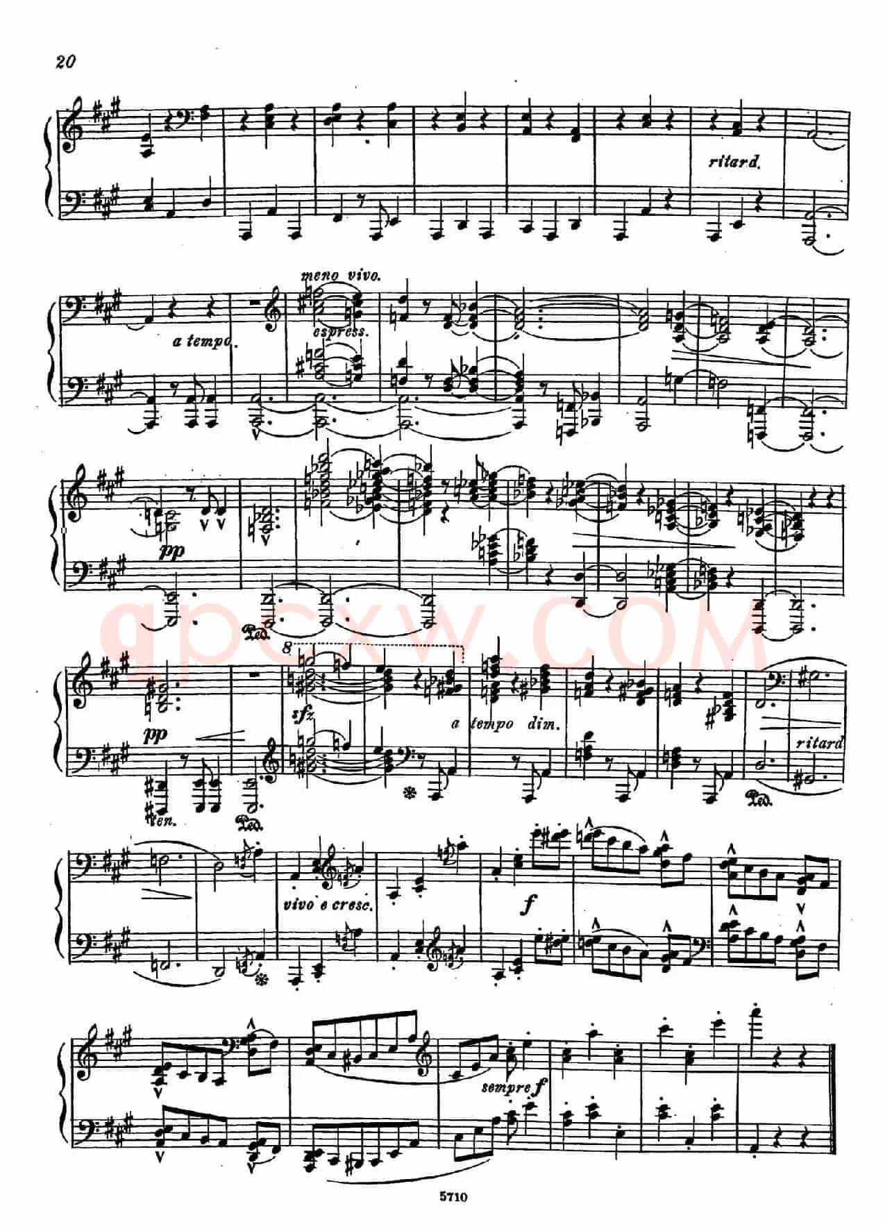 16 Preludes Op.9（16首前奏曲·15）