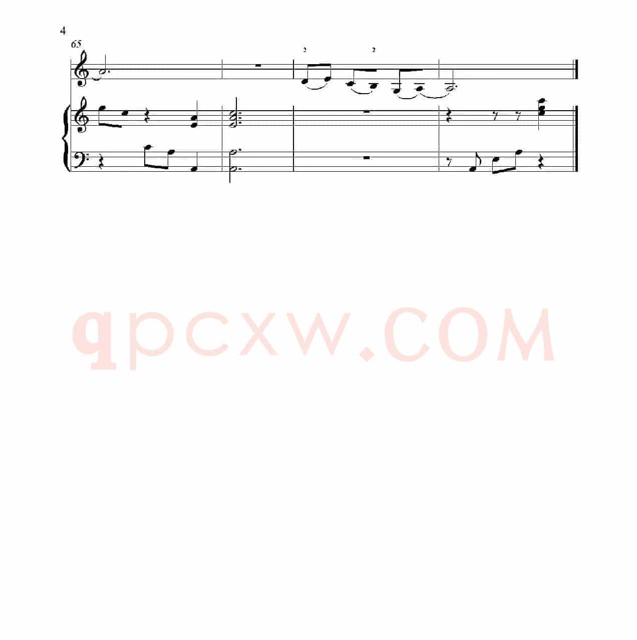 Sad Rommance for Beginning Violin（小提琴+钢琴伴奏）