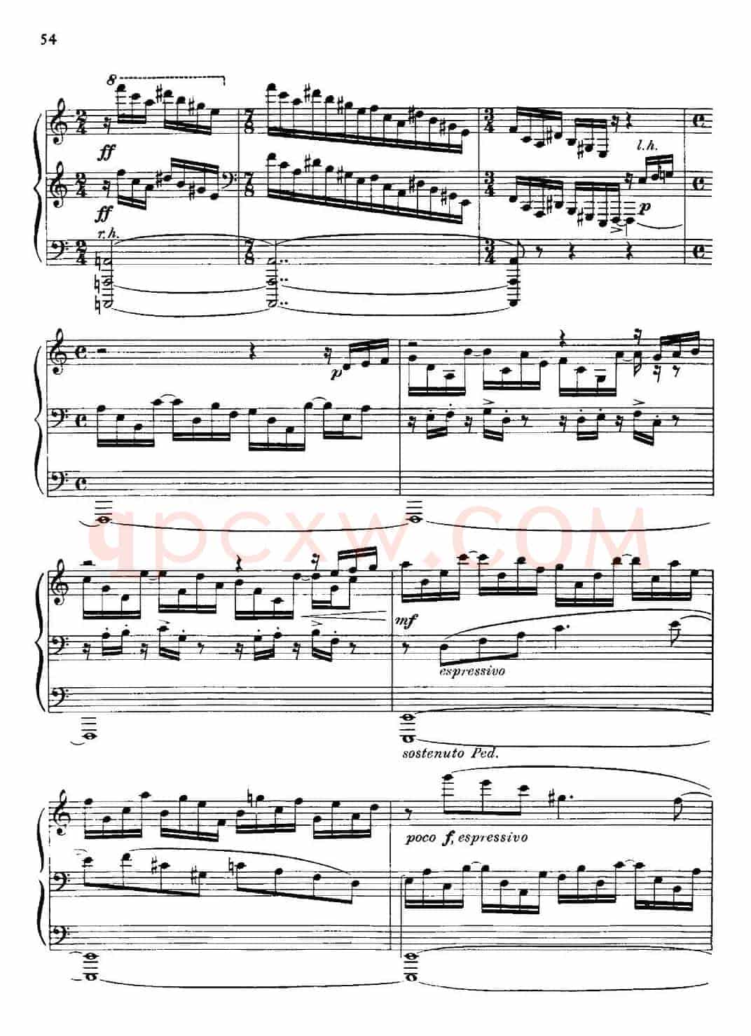塞缪尔·巴伯 - 降e小调钢琴奏鸣曲 op.26 v.4