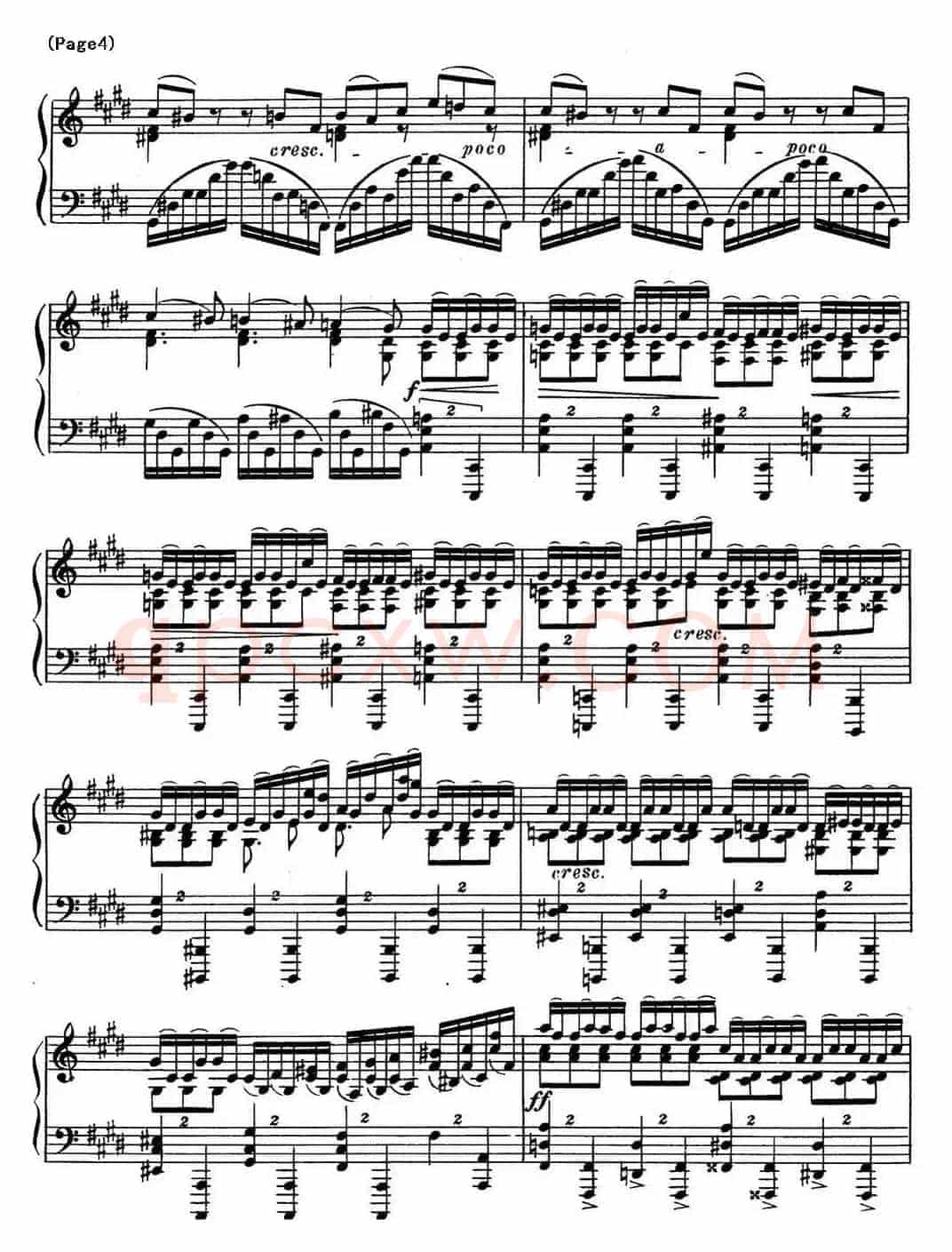 斯克里亚宾8首钢琴练习曲 Op42(No.5 Alexander Scriabin Etudes)