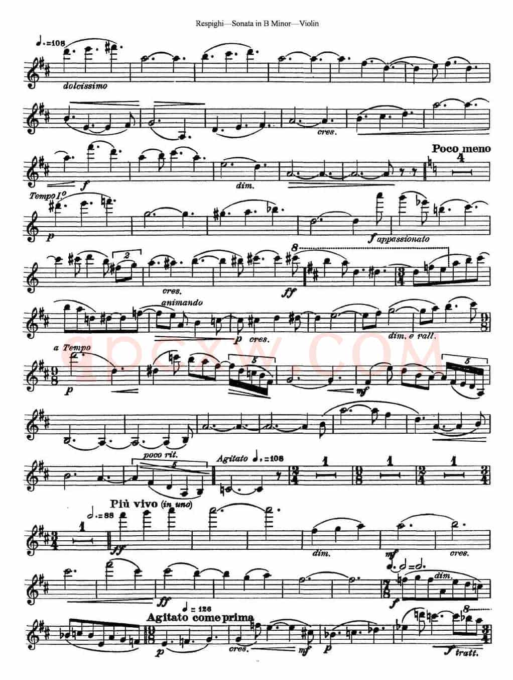 Violin Sonata in B Minor