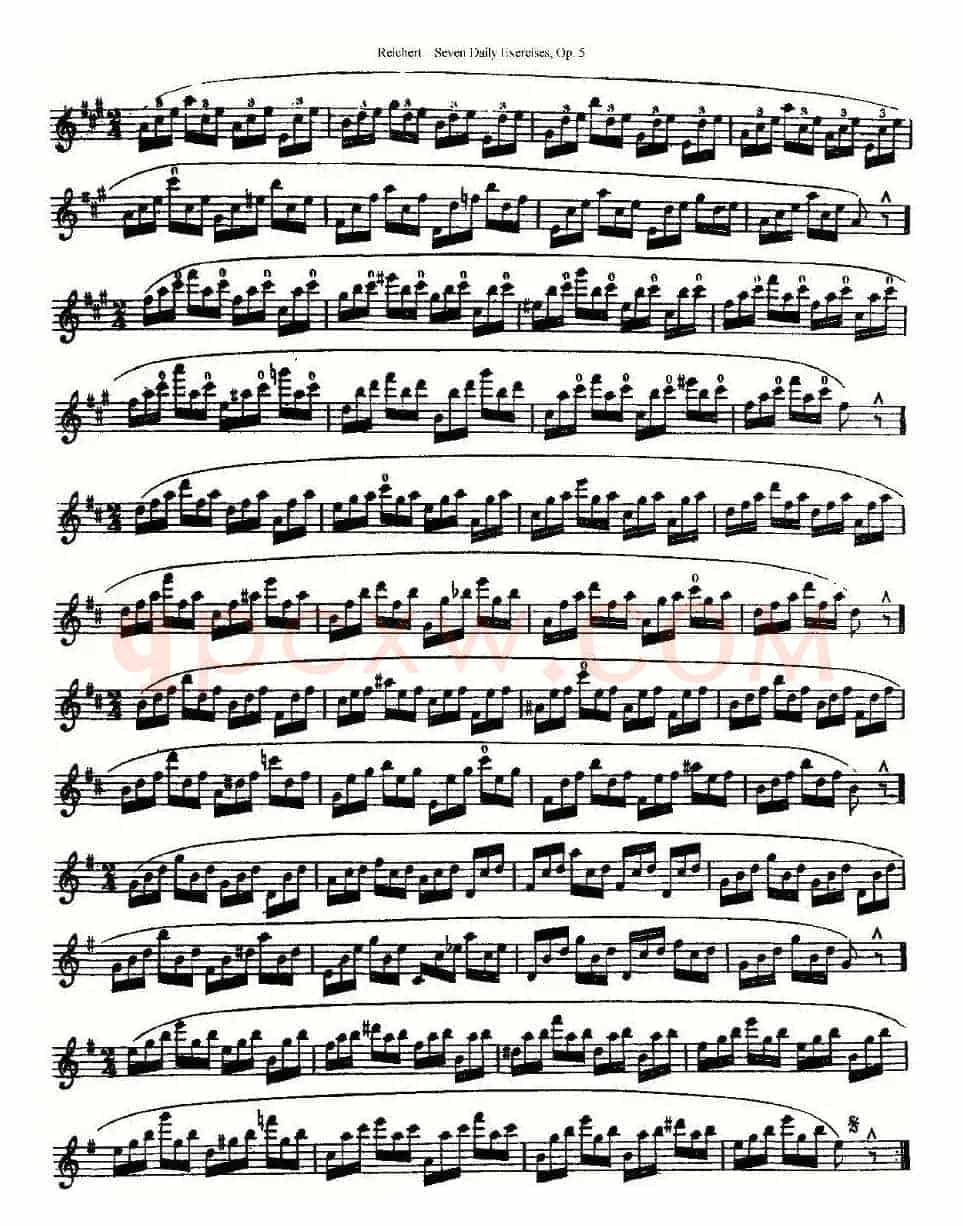 Seven Daily Exercises, Op.5（每日练习七首，作品5号）