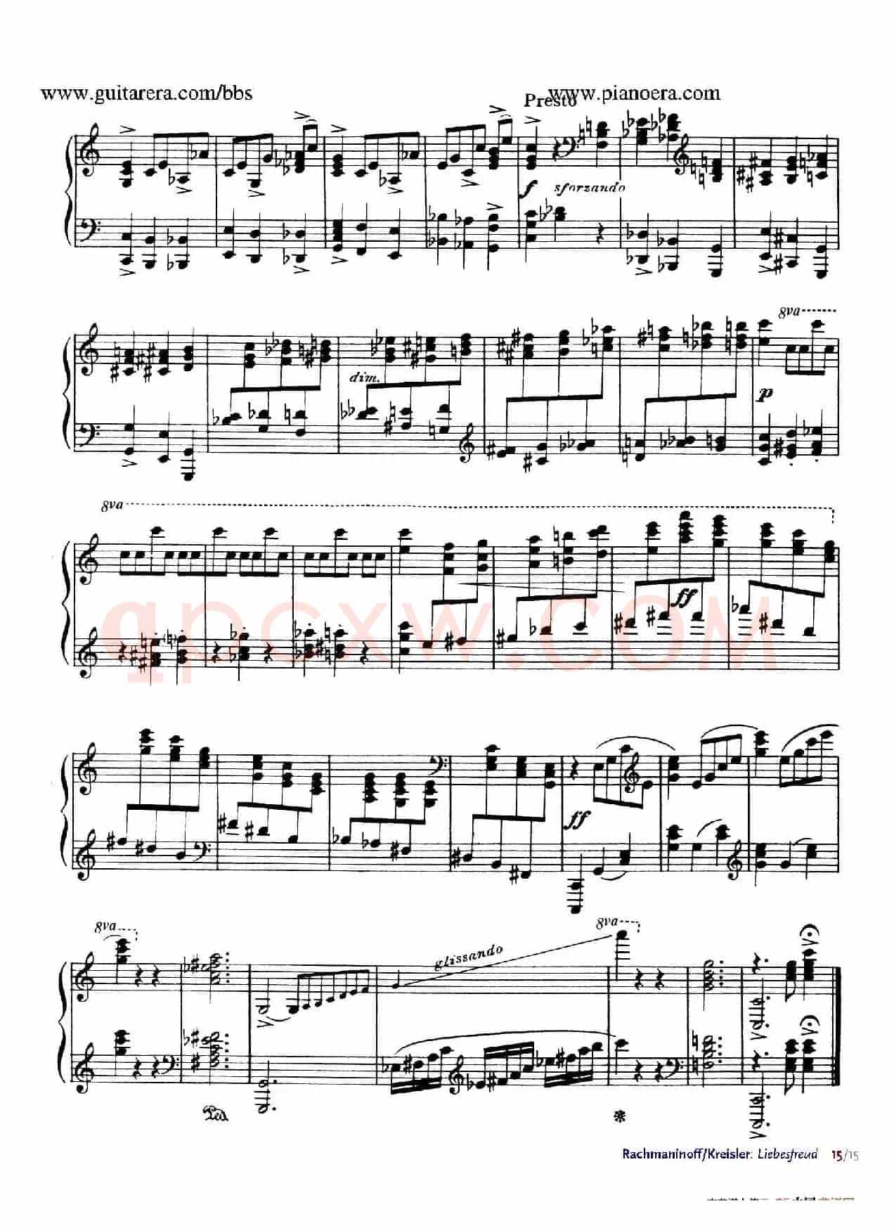 Liebesfreud(爱的喜悦)(钢琴独奏版)