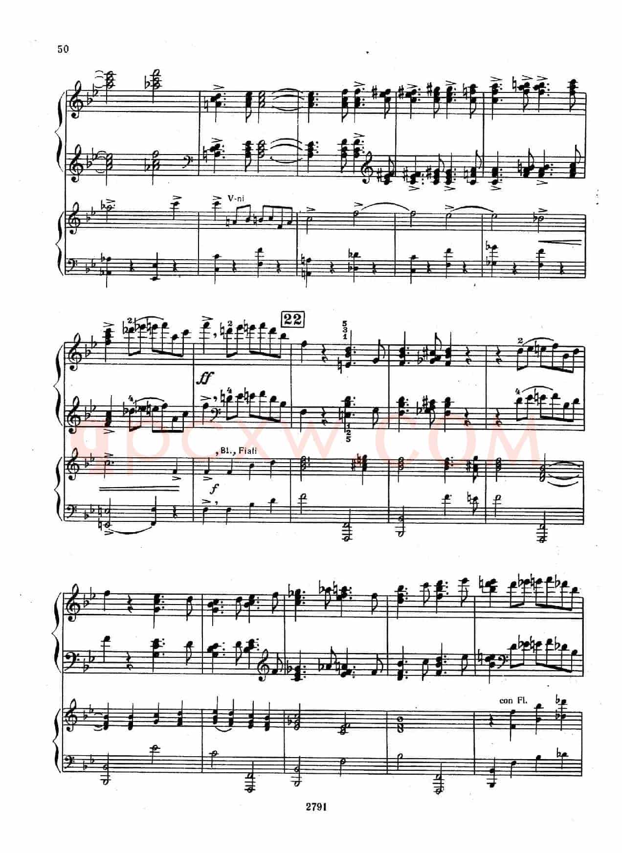 Piano Concerto No.3 in D major, Youth Op.50 - 2 pianos(D大调第三钢琴协奏曲“为青少年而作”Op.50·双钢琴)