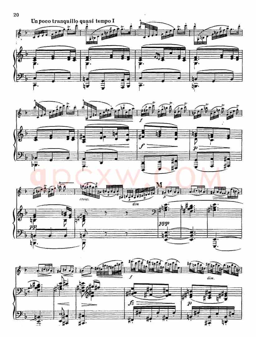 德沃夏克作品53号A小调协奏曲 （小提琴和钢琴）