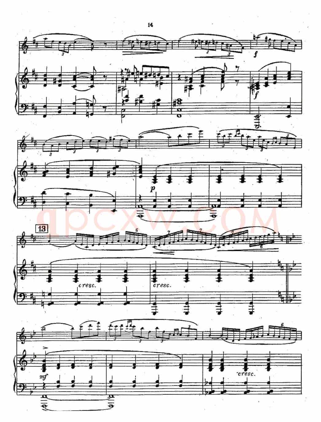Chaminade Flute Concertino（莎米纳德长笛协奏曲）
