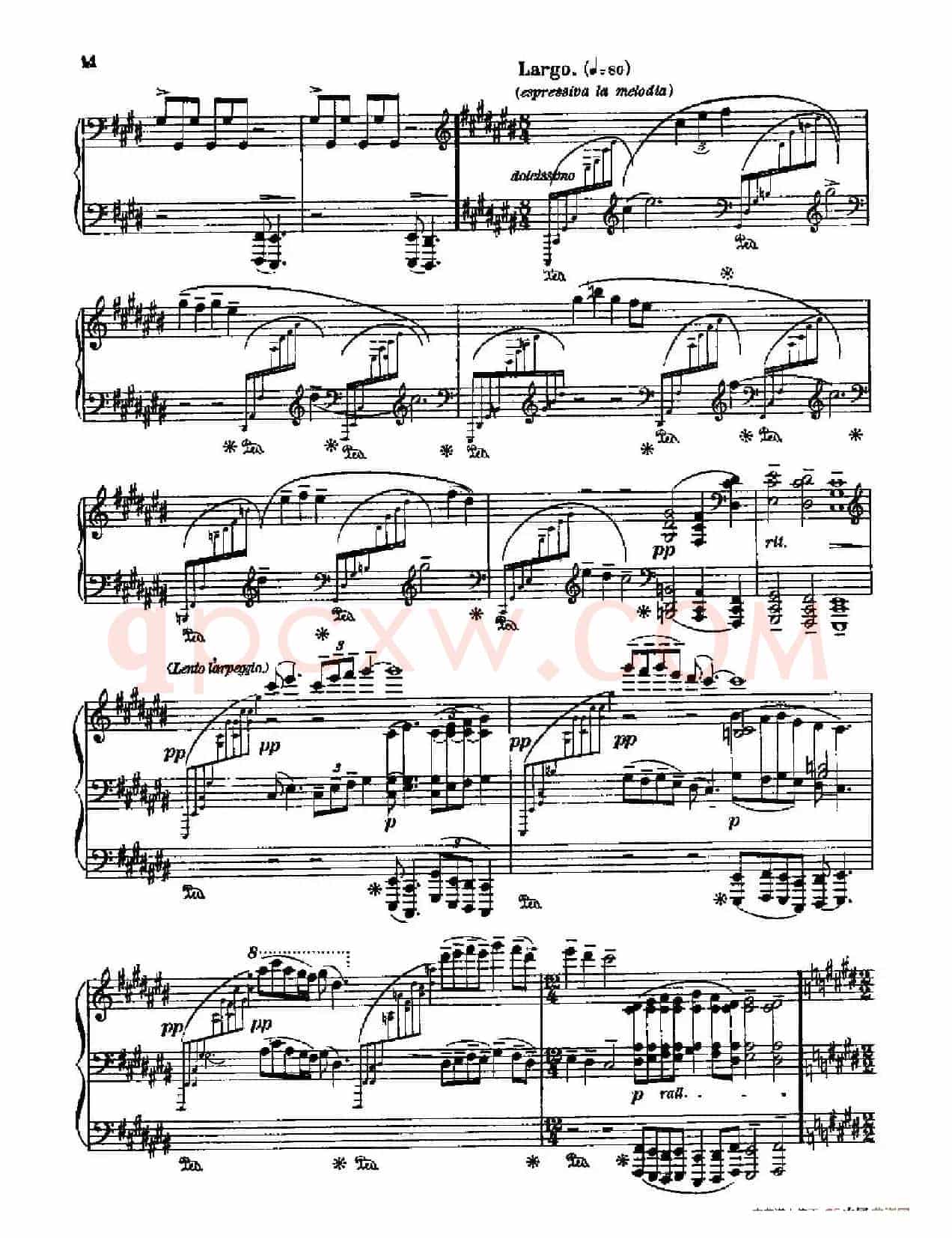 Three Preludes on Gregorian Melodies(三首格里高利圣咏前奏曲 2. 如暴风雨般激烈地)
