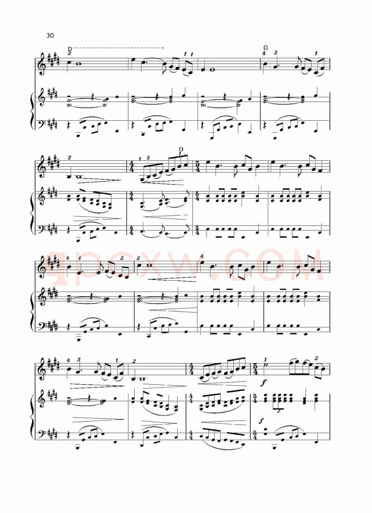 满江红幻想曲（小提琴+钢琴）
