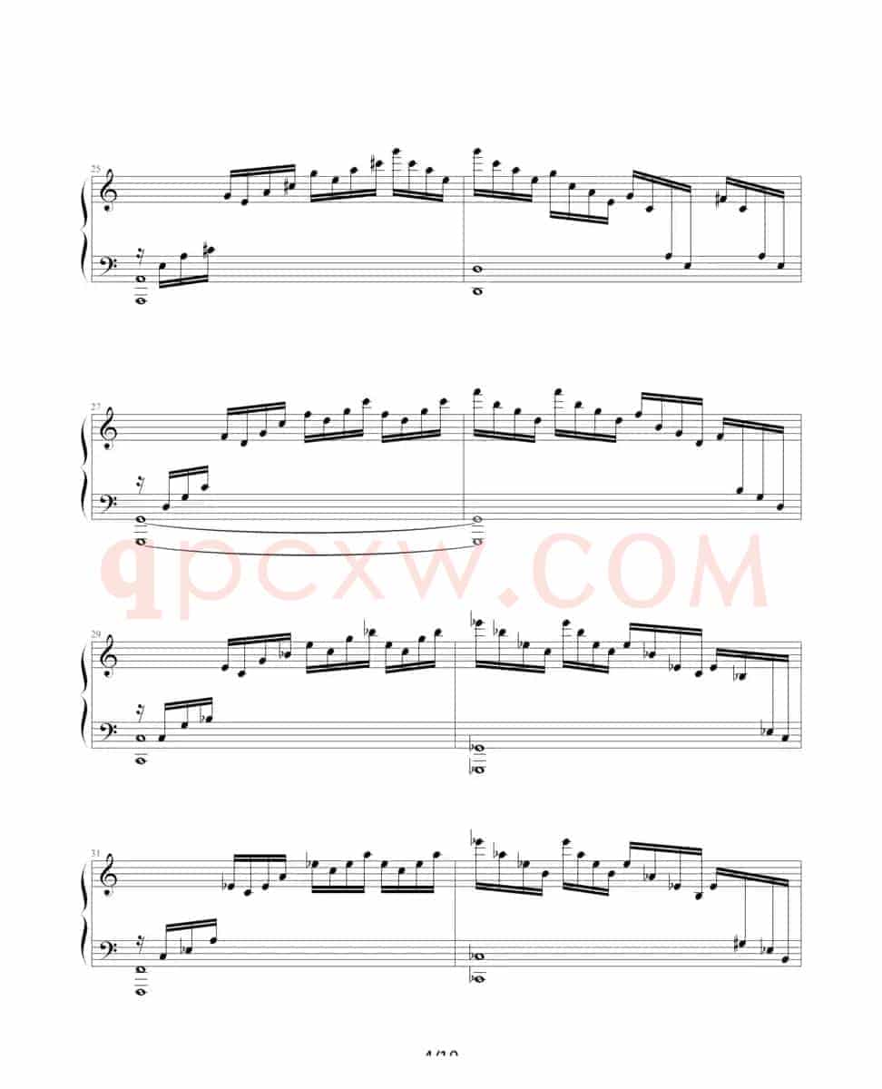 练习曲 Op.10 No.1（ 逃亡圣咏曲）