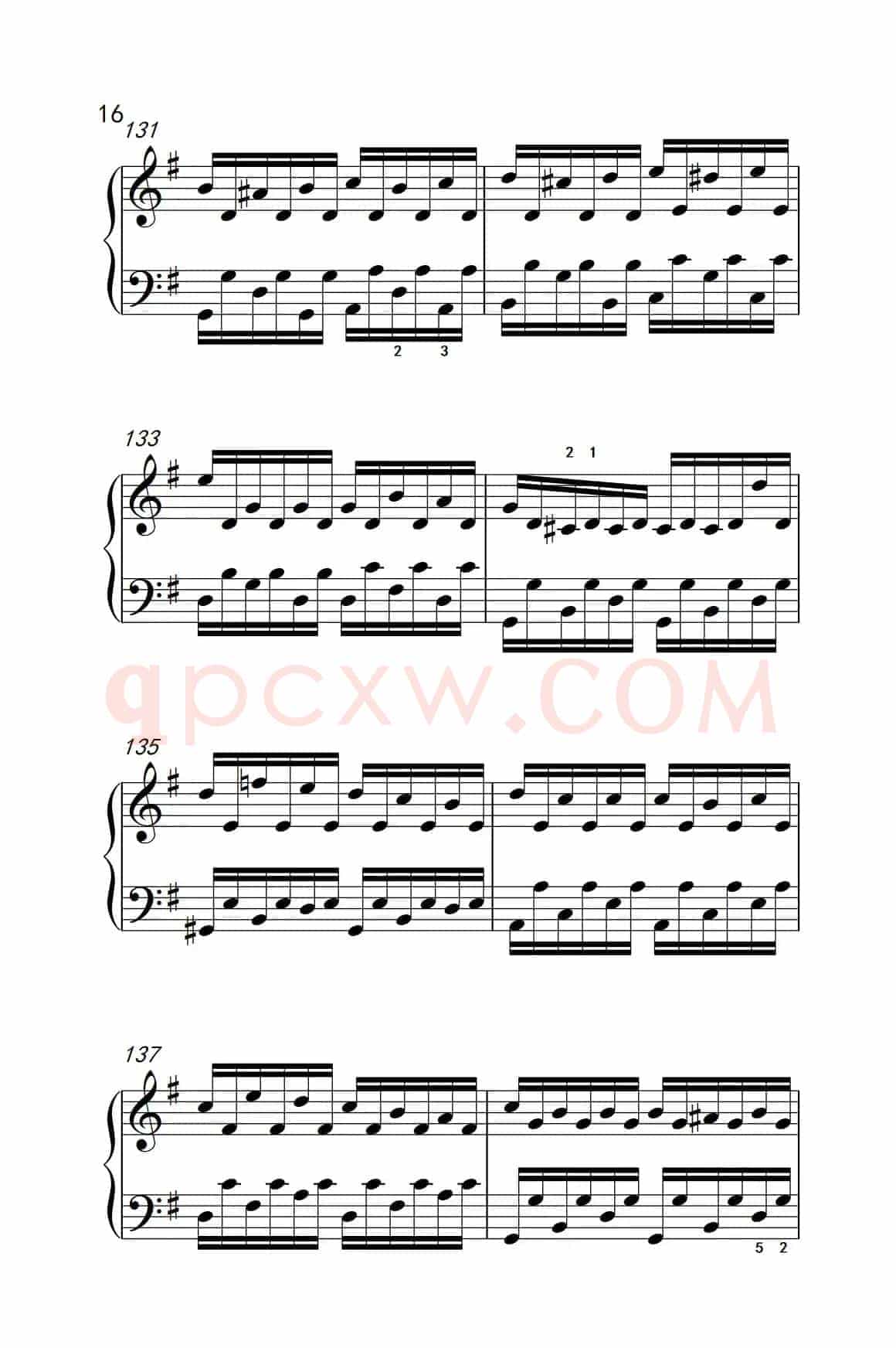 第七级2.G大调变奏曲 贝多芬（中央音乐学院 钢琴（业余）考级教程 7-9级）
