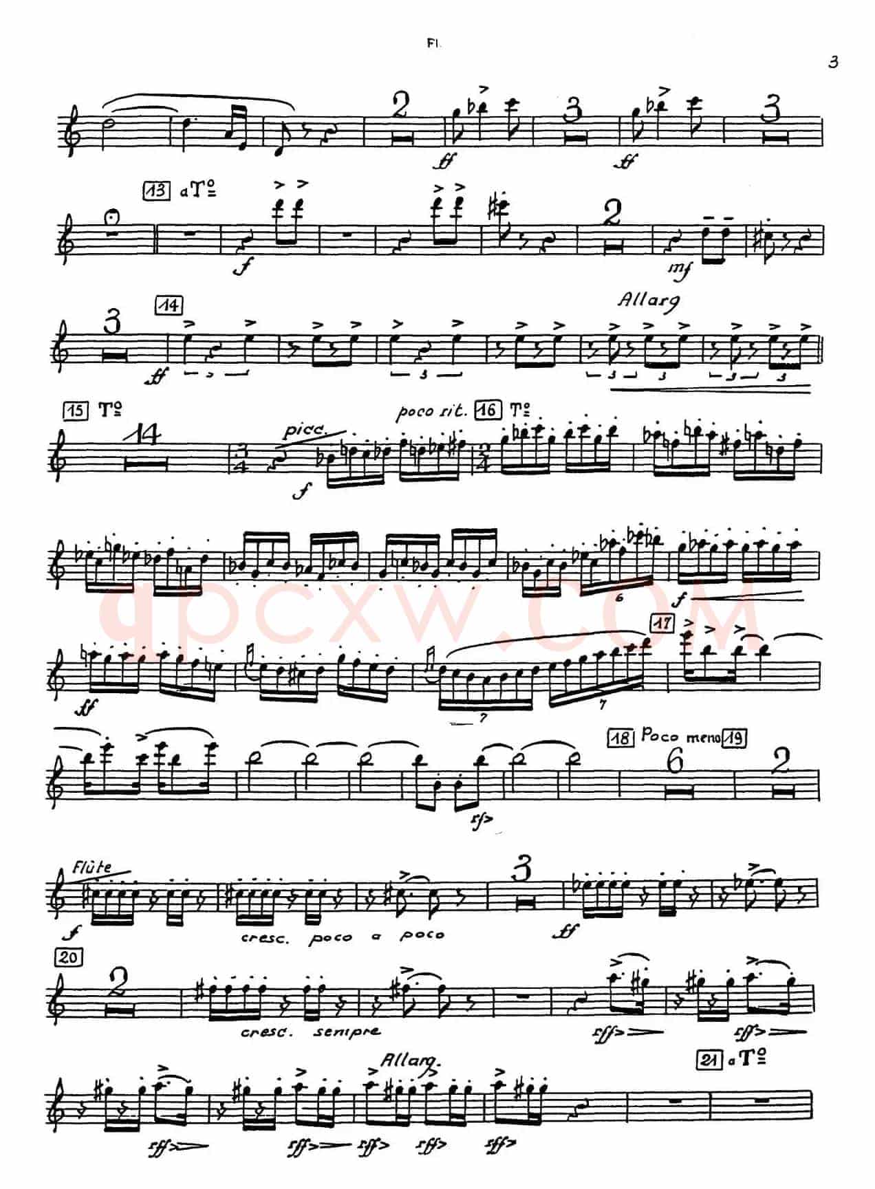 Nonetto（长笛分谱）