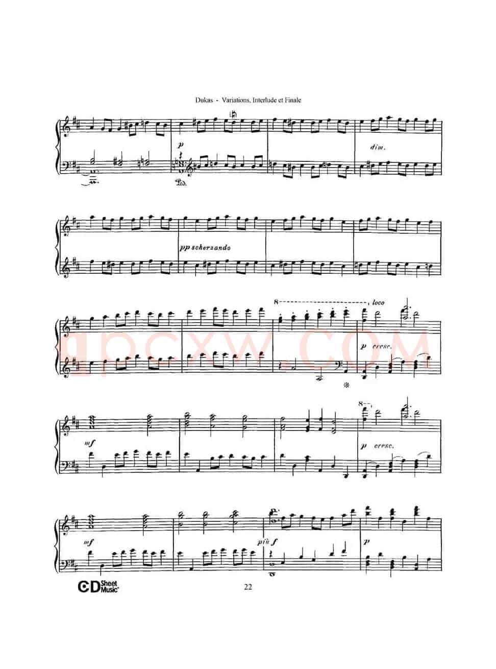 Variations, Interlude & Finale on theme de Rameau(拉摩主题变奏曲、间奏曲和终曲·第二部分)